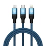 Nillkin Swift Pro 3-in-1 high quality cable (MicroUSB + Type-C + Lightning port) order from official NILLKIN store